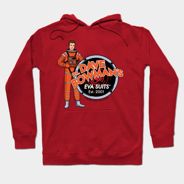 Dave Bowman's EVA Suits Hoodie by DoodleDojo